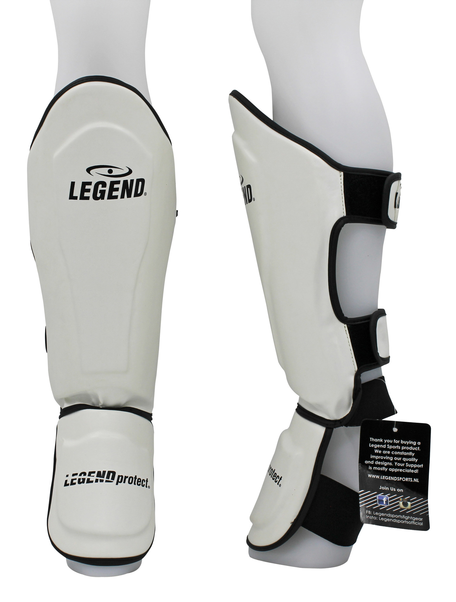 Scheenbeschermers kickboksen Legend Best Wit