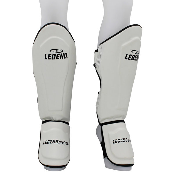 Kickboxing Shin Guards Legend Best Men/Women White PU