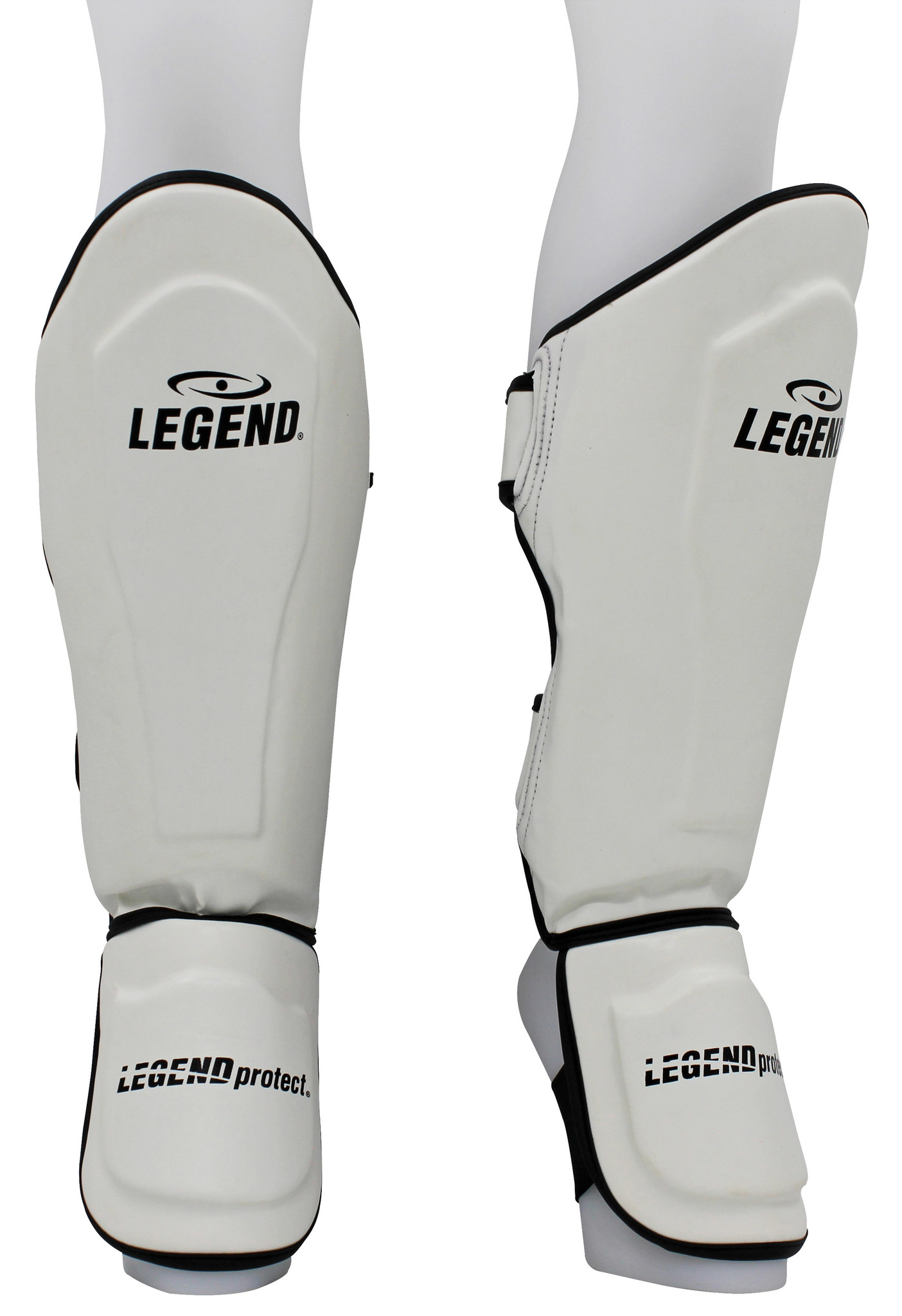 Kickboxing Shin Guards Legend Best Men/Women White PU