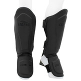 Kickboxing Shin Guards Legend Best Men/Women Matte Black PU