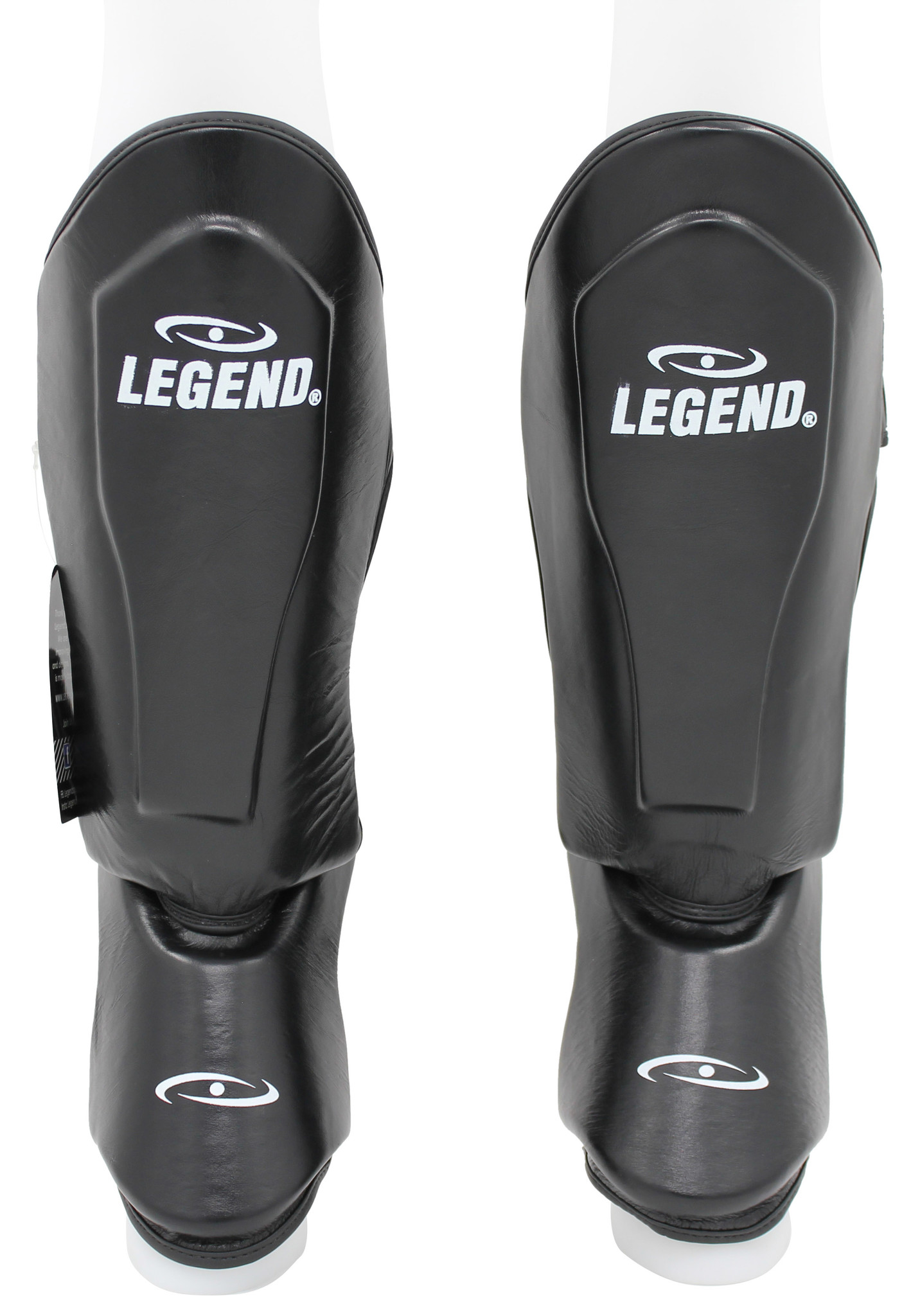 Kickboxing Shin Guards Men/Women Black Leather