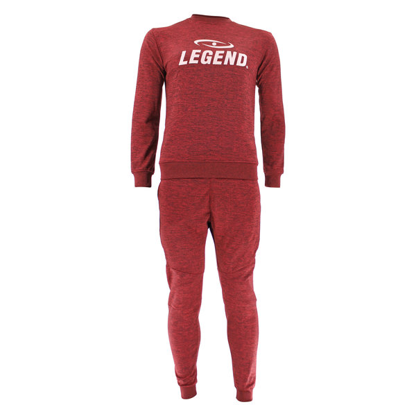 Jogging Suit with Sweater Kids/Adults Red SlimFit Polyester