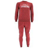 Jogging Suit with Sweater Kids/Adults Red SlimFit Polyester
