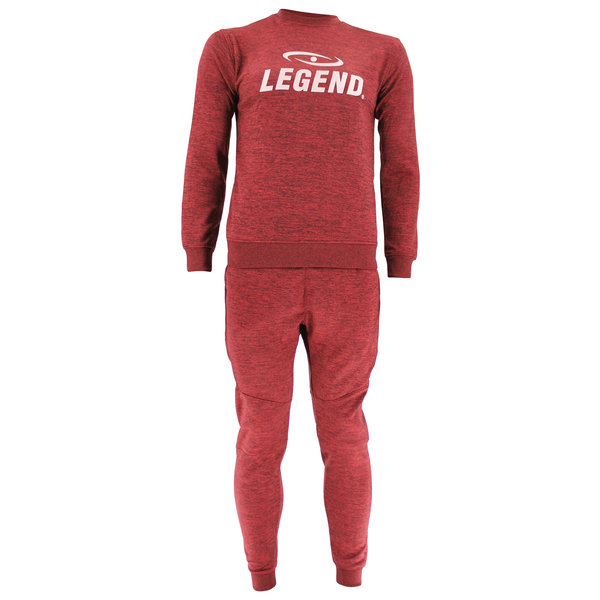 Jogging Suit with Sweater Kids/Adults Red SlimFit Polyester