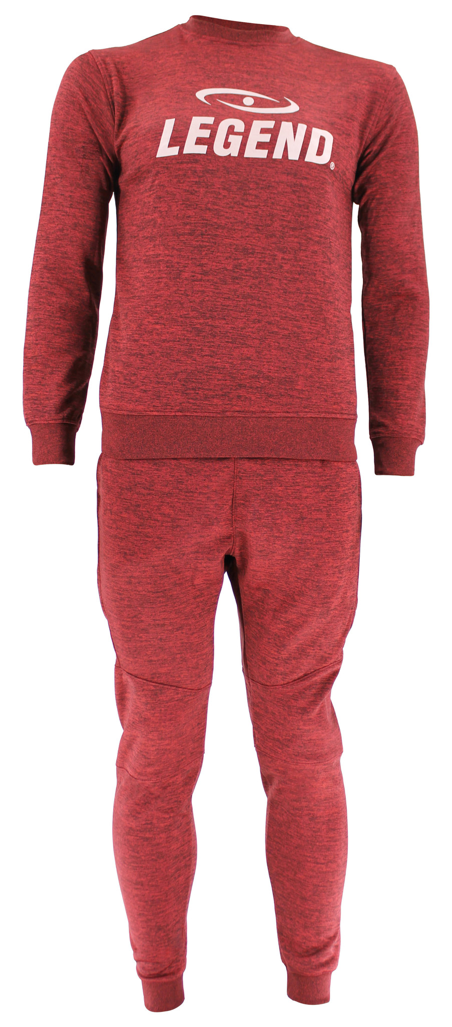 Jogging Suit with Sweater Kids/Adults Red SlimFit Polyester