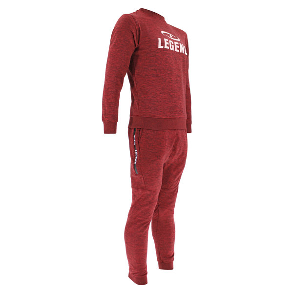 Jogging Suit with Sweater Kids/Adults Red SlimFit Polyester