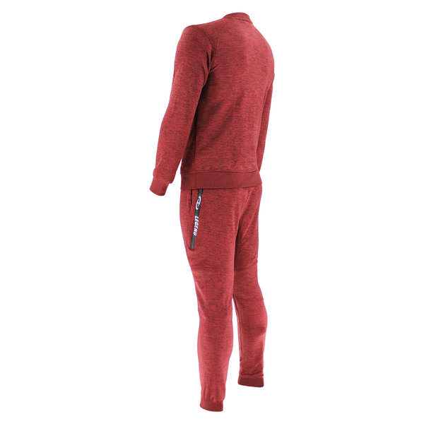 Jogging Suit with Sweater Kids/Adults Red SlimFit Polyester