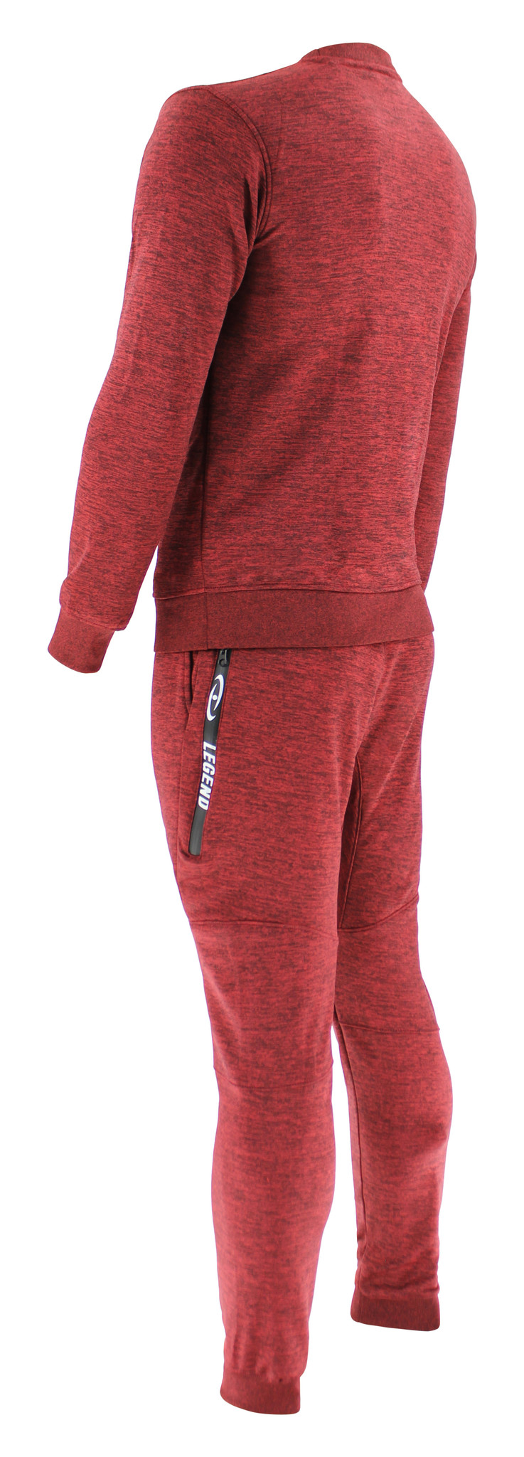 Jogging Suit with Sweater Kids/Adults Red SlimFit Polyester