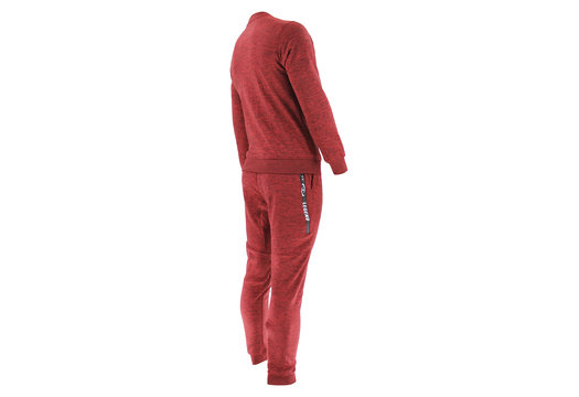 Joggingpak met Sweater Kids/Volwassenen Rood SlimFit Polyester