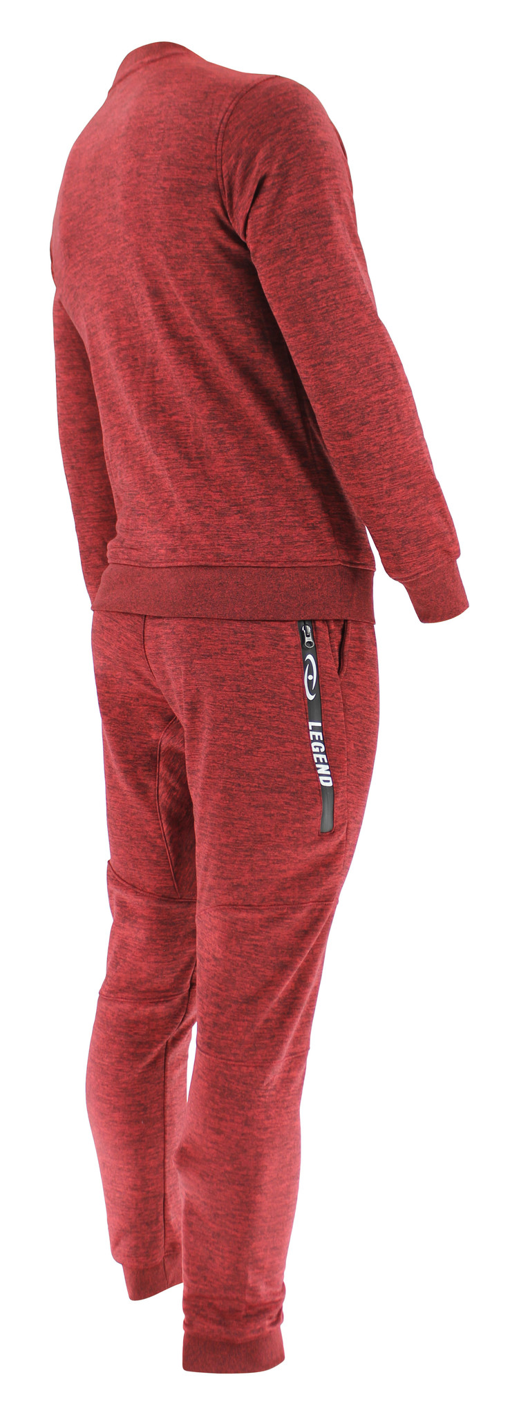 Jogging Suit with Sweater Kids/Adults Red SlimFit Polyester