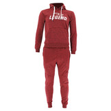Jogging Suit with Hoodie Kids/Adults Red SlimFit Polyester