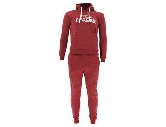 Joggingpak Hoodie Kids/Volwassenen Rood SlimFit Polyester