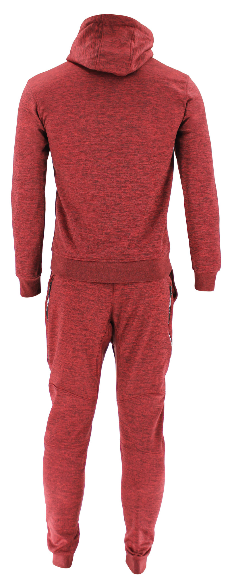 Joggingpak dames/heren met hoodie Rood