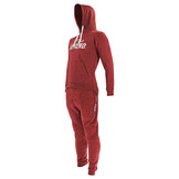 Jogging Suit with Hoodie Kids/Adults Red SlimFit Polyester