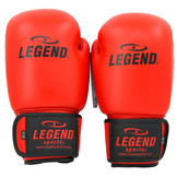 LegendPadding Bokshandschoenen Heren/Dames Rood Leer LegendPadding Bokshandschoenen Heren/Dames Rood Leer