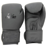 Powerfit & Protect Men's/Women's Boxing Gloves Matte Black PU