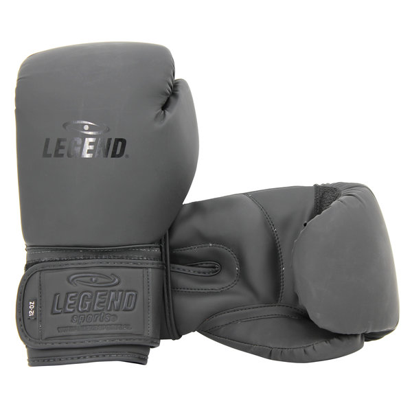 Powerfit & Protect Men's/Women's Boxing Gloves Matte Black PU