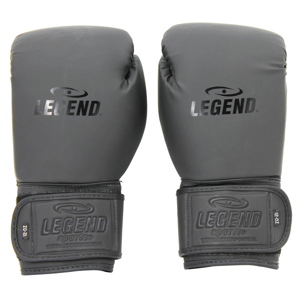 Powerfit & Protect Men's/Women's Boxing Gloves Matte Black PU