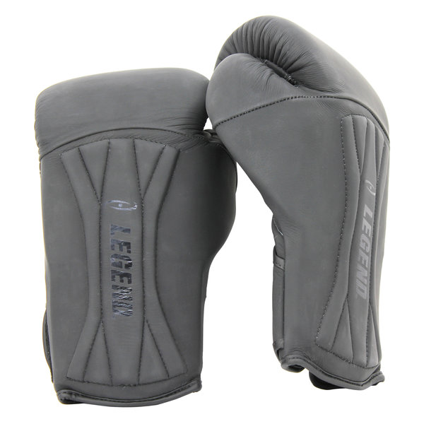 Power Special Boxing Gloves Men/Women Matte Black Leather