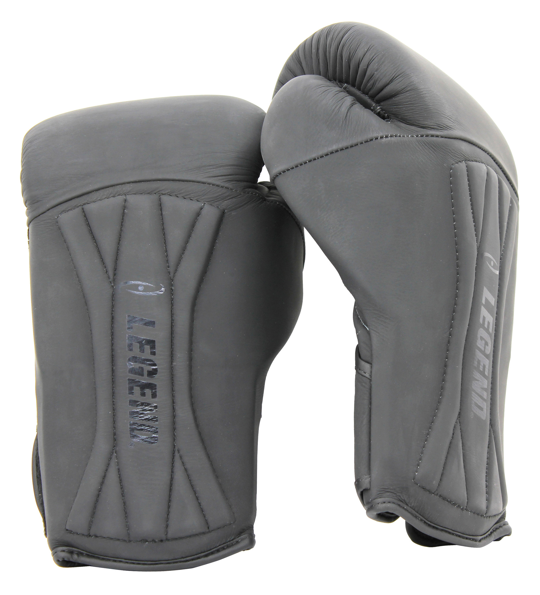 Power Special Boxing Gloves Men/Women Matte Black Leather