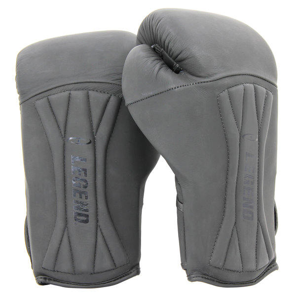 Power Special Boxing Gloves Men/Women Matte Black Leather