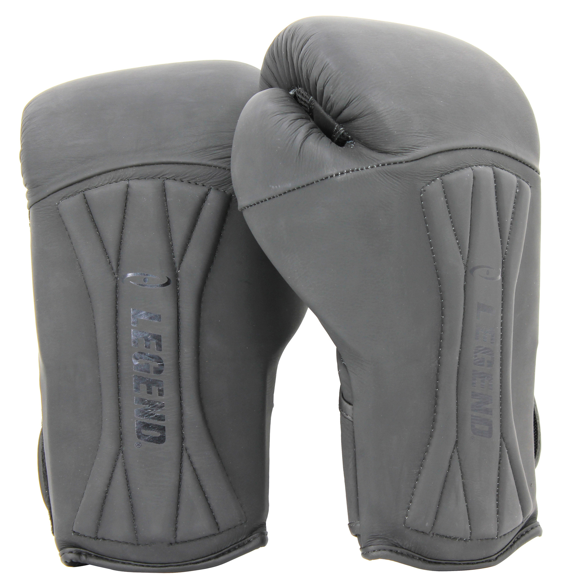 Power Special Boxing Gloves Men/Women Matte Black Leather