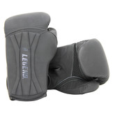 Power Special Boxing Gloves Men/Women Matte Black Leather