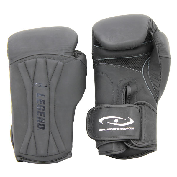 Power Special Bokshandschoenen Heren/Dames Mat Zwart  Leer