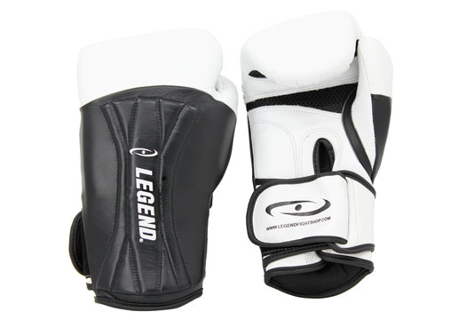 Power Special Bokshandschoenen Heren/Dames Wit Leer