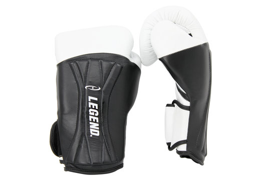 Power Special Bokshandschoenen Heren/Dames Wit Leer