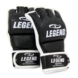 Punching Bag / MMA Gloves Men/Women Black-White Leather