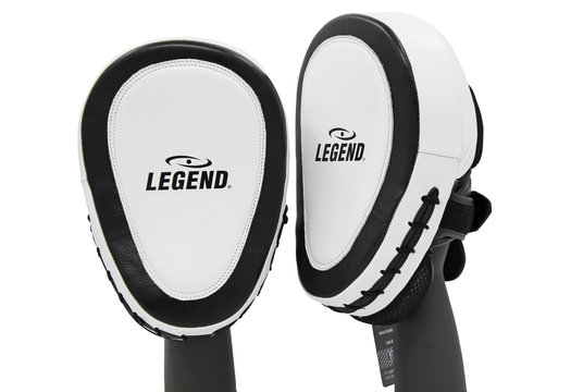 Focus Pads Leder Heavy Duty Gel Wit/Zwart