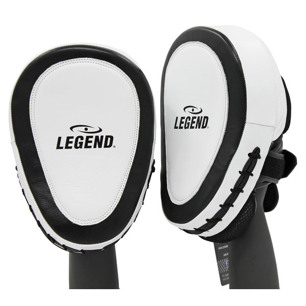 Focus Pads Leather Heavy Duty Gel White/Black