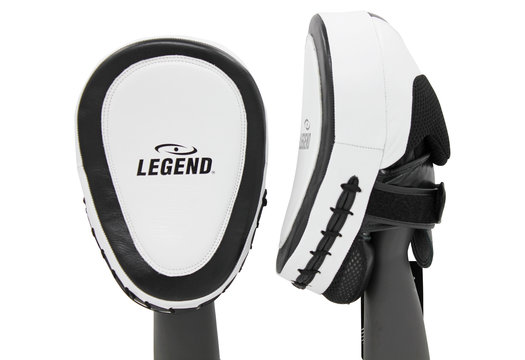 Focus Pads Leder Heavy Duty Gel Wit/Zwart