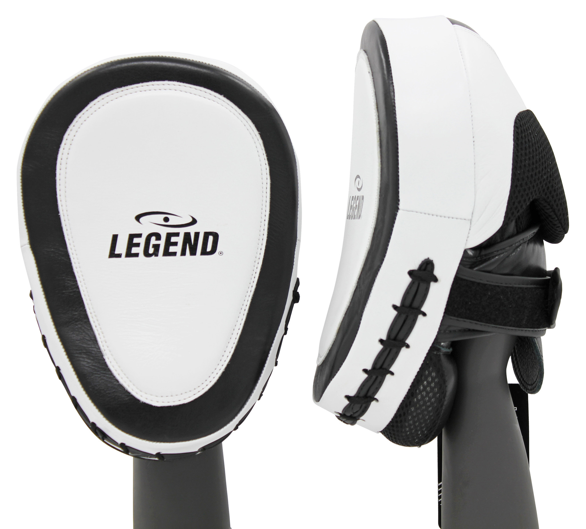 Focus Pads Leather Heavy Duty Gel White/Black