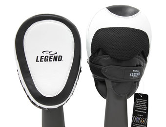 Focus Pads Leder Heavy Duty Gel Wit/Zwart