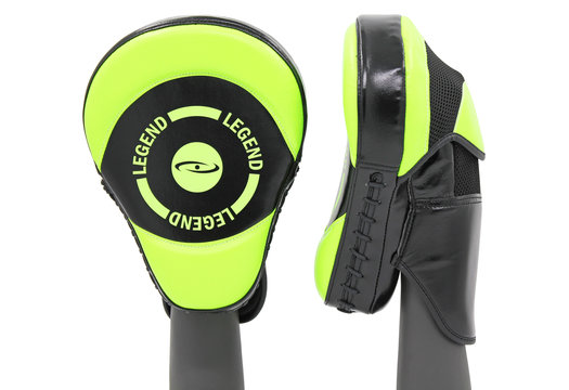 Pro Handling Stootkussens Zwart/Neon Vegan Leer