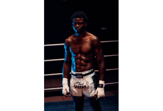 Kickboks Broekje Kids/Volwassenen Zwart/Wit Satijn