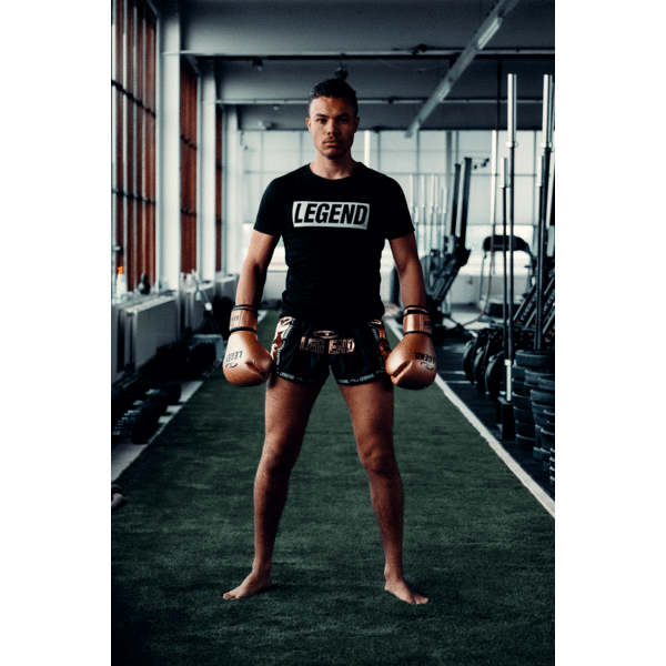 Kickboxing Shorts Kids/Adults Golden Star Satin