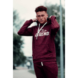 Hoodie ladies/men trendy Legend design Red
