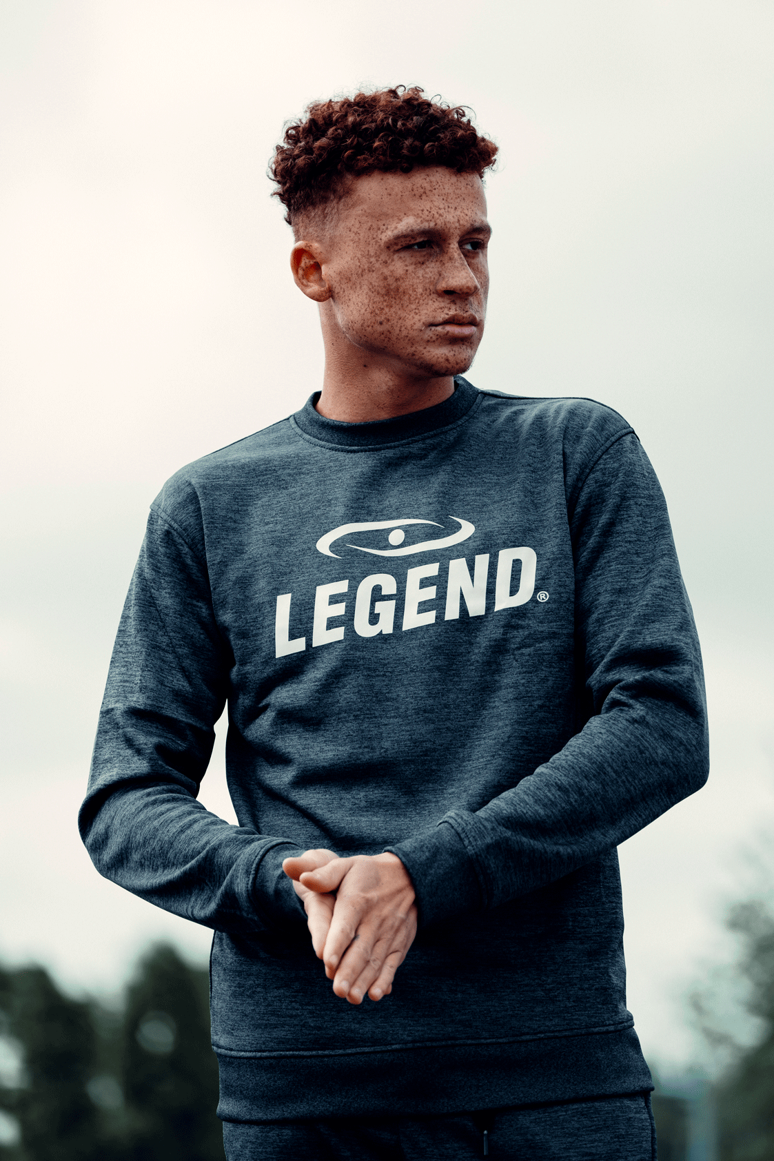 Pullover/sweater ladies/men SlimFit Design Legend Navy Blue