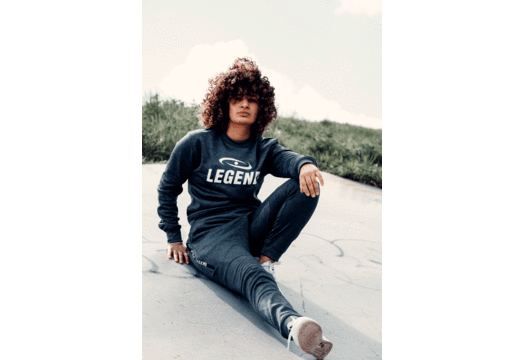 Joggingpak met Sweater Kids/Volwassenen Navy Blauw SlimFit Polyester