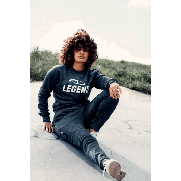 Joggingpak met Sweater Kids/Volwassenen Navy Blauw SlimFit Polyester