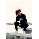 Hoodie Kids/Adults Black SlimFit Polyester