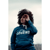 Hoodie ladies/men trendy Legend design Navy Blue