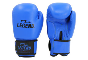 LegendPadding Boxing Gloves Men/Women Blue Leather