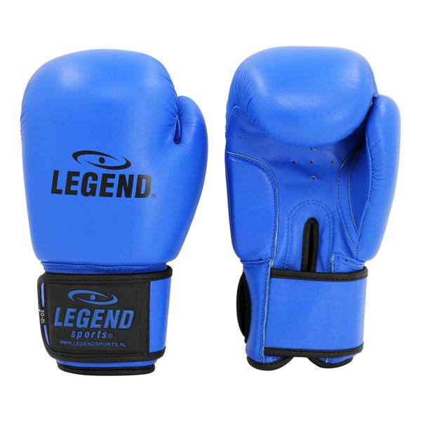 LegendPadding Boxing Gloves Men/Women Blue Leather