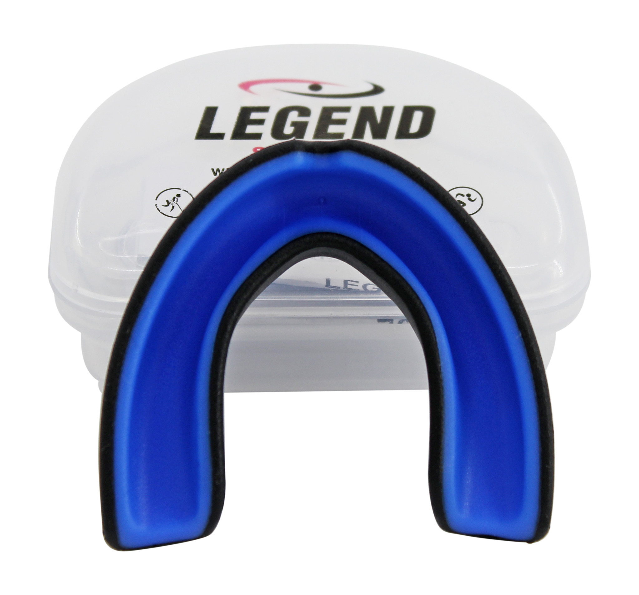 Anti Shock Mouthguard Men/Women Black-Blue