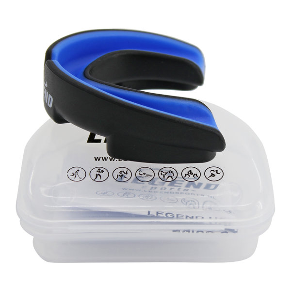 Anti Shock Mouthguard Men/Women Black-Blue