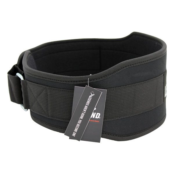 Fitness Belt Comfort Men/Women Black Nylon